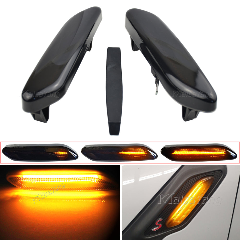 2x Led Dinamico Segnale Di Girata Indicatore Laterale Lampada Della 2x Led Dinamico Segnale Di Girata Indicatore Laterale Lampada Della