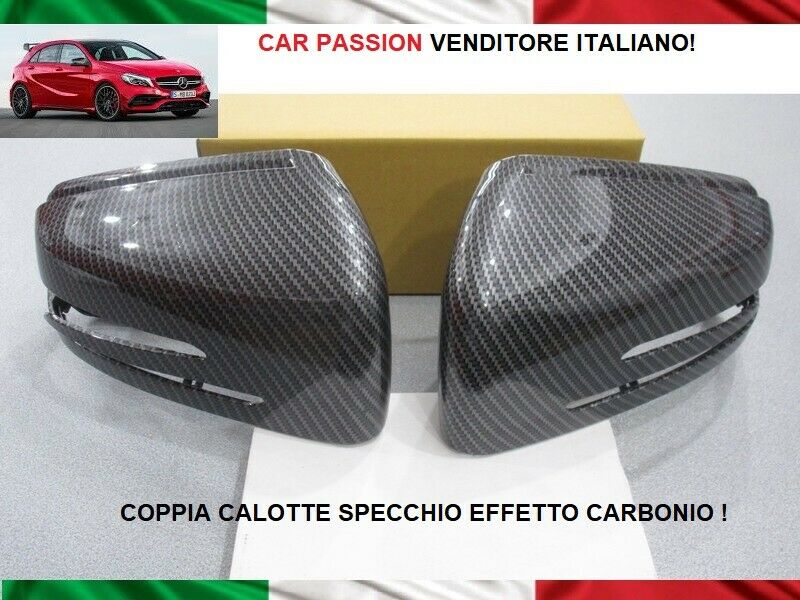 Calotte specchio carbon look Mercedes Classe A B
