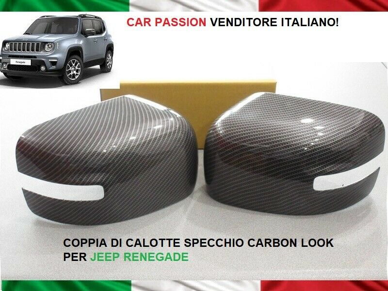 Calotte specchio carbon look Jeep Renegade  Car Passion – Car Passion  Accessori Auto