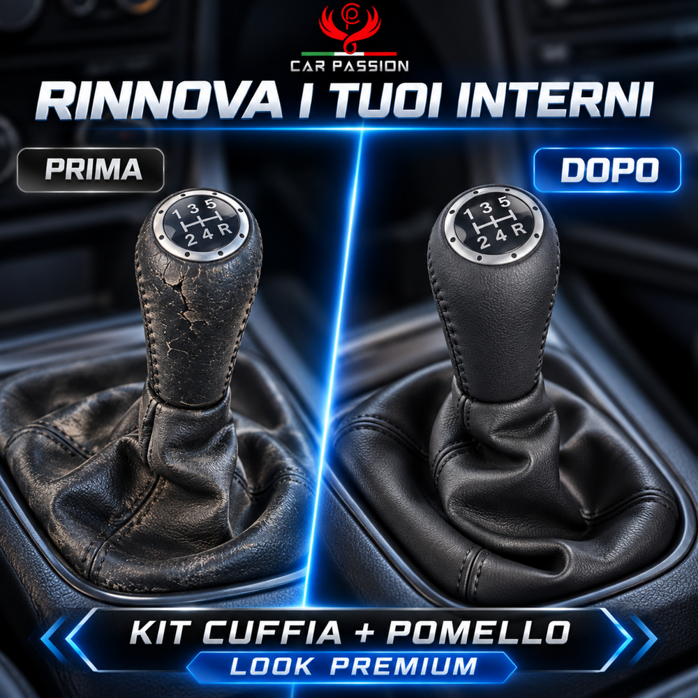Cuffia Cambio + Pomello per Fiat Punto II serie 188 1999-2010