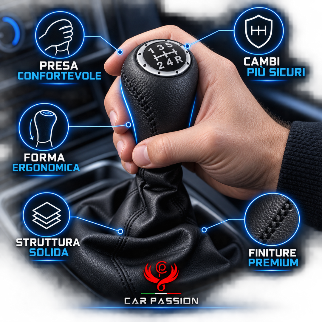 Cuffia Cambio + Pomello per Fiat Punto II serie 188 1999-2010