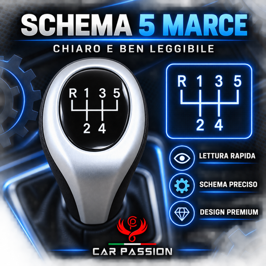 Pomello Cambio Completo Compatibile con BMW Serie 1 3 5 6 X1 X3 X5 2004-2013 Ricambio Impugnatura