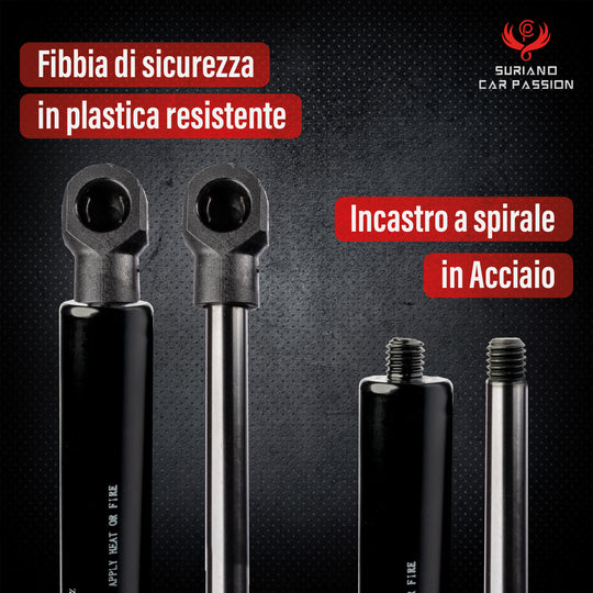 Coppia molle a gas ALFA ROMEO 147 pistoni ammortizzatori posteriori