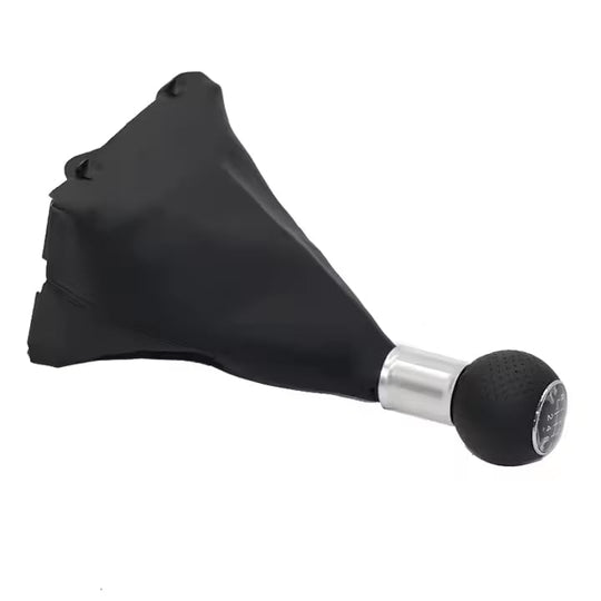 Cuffia Leva Cambio Manuale + Pomello Compatibile con Audi A3 8V 2014-2020 6 Marce Cambio Manuale Set Completo Ricambio Auto