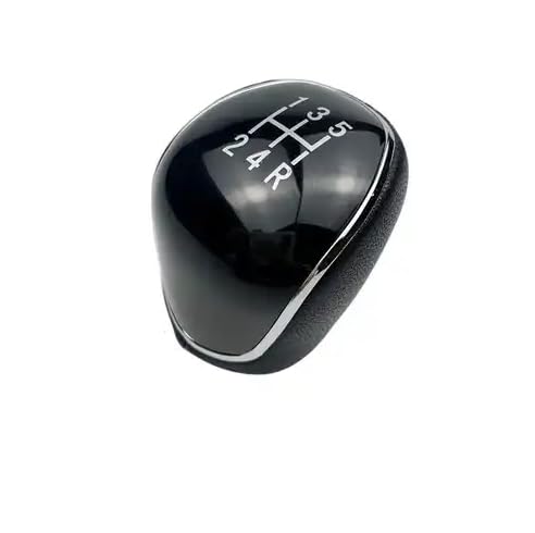 Pomello Leva Cambio Completo Compatibile con Ford Focus Fiesta Kuga Mondeo S-Max C-Max Galaxy Transit Marce Ricambio Impugnatura Lente (5 Marce)