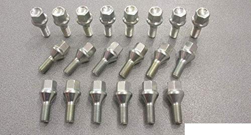 Kit 20 Bulloni Ruota compatibili con DACIA DUSTER fissaggio ruote Cerchi In Ferro In Lega In Acciaio Farad MADE IN ITALY