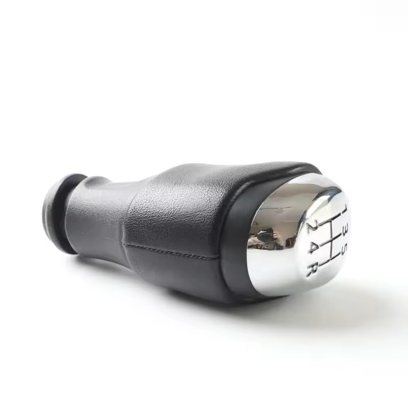 Pomello Cambio Completo Compatibile con Cromato Ricambio Impugnatura Lente (5 Marce)