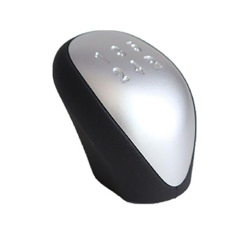 Pomello Cambio Completo Compatibile con Lancia Ypsilon (843) dal 2003 al 2011 e Musa dal 2007 al 2011 5 Marce con Retromarcia a Siringa Ricambio Impugnatura Lente