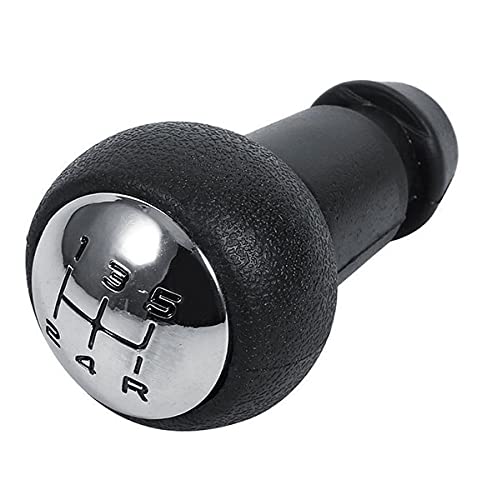 Pomello Leva Cambio Compatibile con Peugeot 106 107 205 206 207 306 307 308 406 407 / Citroen C2 C3 C4 Saxo Picasso Berlingo GTI Xsara 5 Marce Cambio Manuale Ricambio Auto