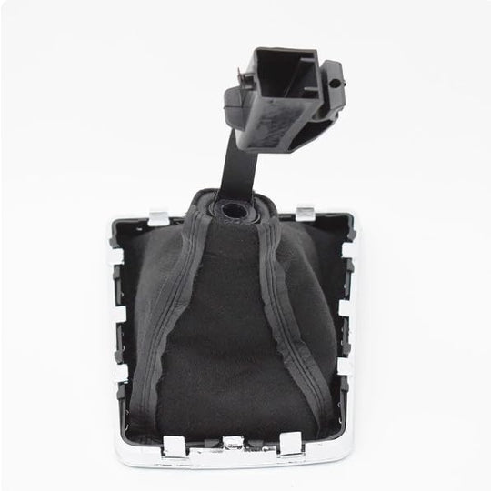 Cuffia Leva Cambio Manuale + Pomello + Anello Ghiera di Ritenzione Compatibile con Opel Astra H 2004-2010 5 Marce Set Completo Ricambio Auto