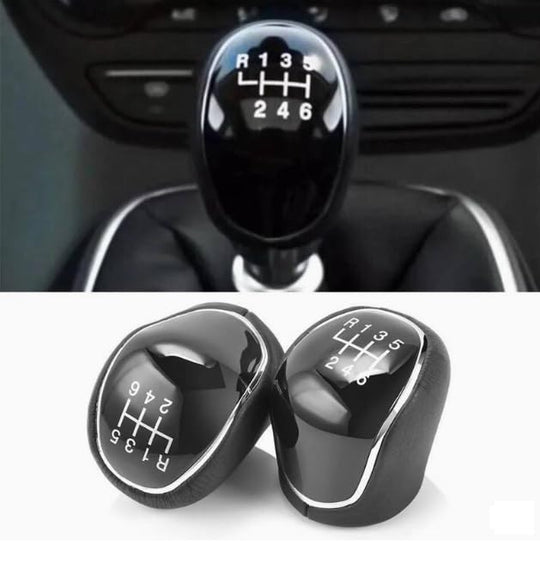 Pomello Leva Cambio Completo Compatibile con Ford Focus Fiesta Kuga Mondeo S-Max C-Max Galaxy Transit Marce Ricambio Impugnatura Lente (6 Marce)
