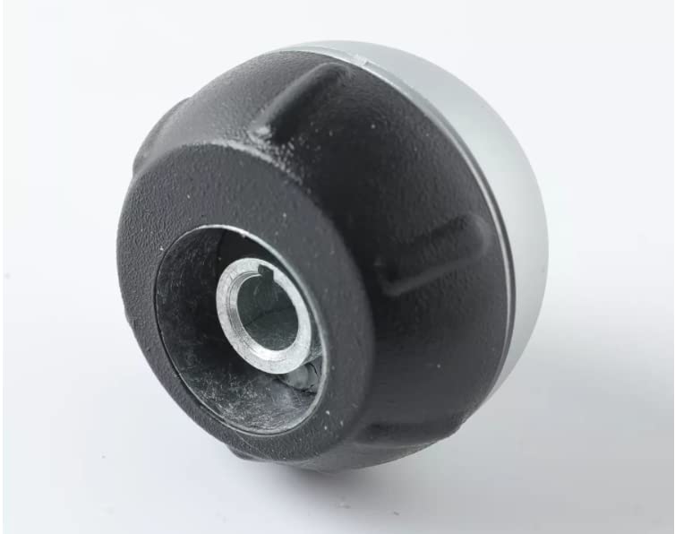 Pomello Cambio Completo Compatibile con Fiat 500 5 Marce Ricambio Impugnatura Lente (Satinato)