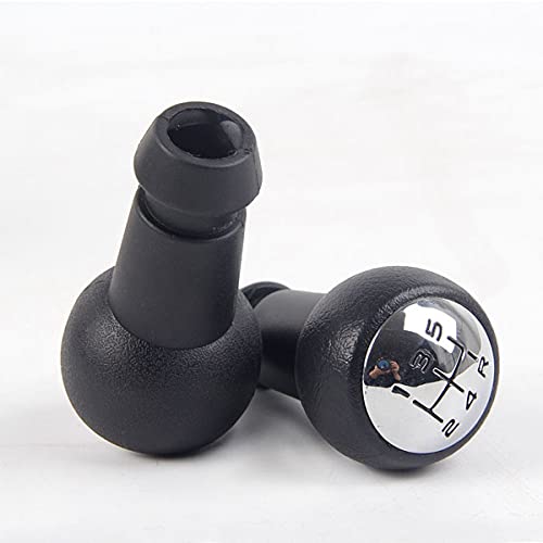 Pomello Leva Cambio Compatibile con Peugeot 106 107 205 206 207 306 307 308 406 407 / Citroen C2 C3 C4 Saxo Picasso Berlingo GTI Xsara 5 Marce Cambio Manuale Ricambio Auto