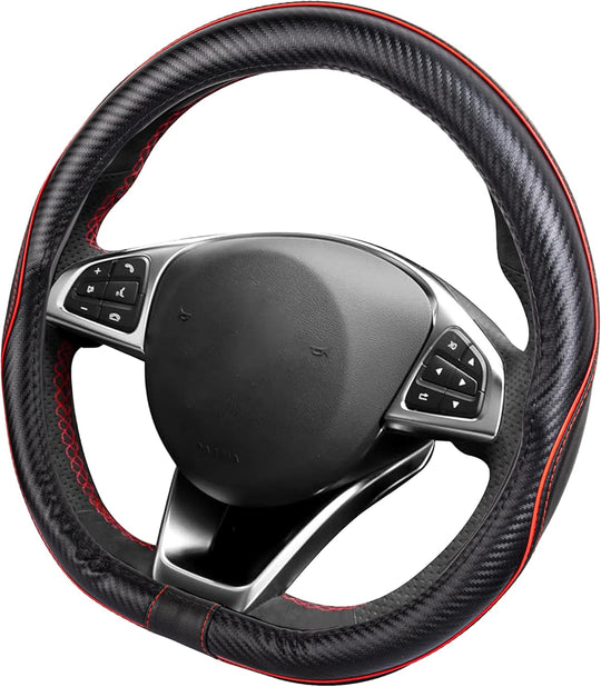 Coprivolante Per Auto Copristerzo D Shape in Pelle Microfibra Sportivo 5 colori