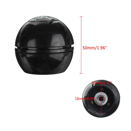 Pomello Leva Cambio Completo Compatibile con Alfa Romeo Giulietta Nero 6 Marce Ricambio Impugnatura Lente (Nero)