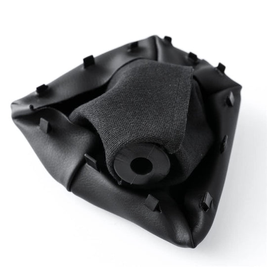 Cuffia Leva Cambio Manuale + Pomello + Ghiera Telaio Compatibile con Fiat Fiorino Qubo Peugeot Bipper 2007 – 2016 Cuciture Nere 5 Marce Set Completo Ricambio Auto