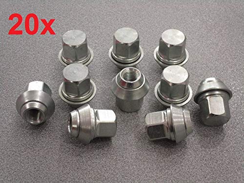 Kit 20 Bulloni Fissaggio Ruota Cerchi in Lega compatibili con Modelli FORD fino 2014 Farad - immagine 2