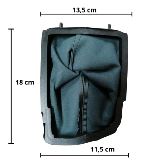 Cuffia Leva Cambio Manuale + Ghiera Interna e Agganci Compatibile con Peugeot 308 II (T9) 2013-2021 Cuciture Nere 5 Marce Set Completo Ricambio Auto (Solo Cuffia)