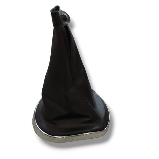 Cuffia Leva Cambio Manuale con Ghiera Plastica Esterna Cromata Compatibile con LANCIA YPSILON (843) dal 2003 al 2011 Set Completo Ricambio Auto