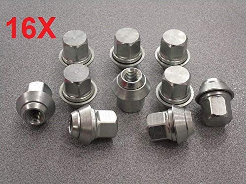 Kit 16 Bulloni Fissaggio Ruota Cerchi in Lega compatibili con Modelli Ford Fino 2014 Farad - immagine 2