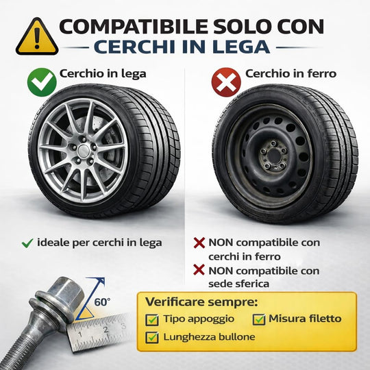 Kit 20 bulloni ruota Citroen Saxo C3 Xsara C5 Berlingo C2 C4 C6 C3 DS3 DS4 DS5 dal 2003 in poi ruote cerchi in lega - immagine 3