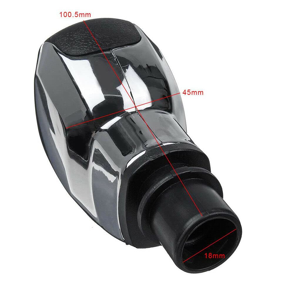 Pomello Leva Cambio Completo Compatibile con Peugeot 208 308 508 2008 3008 Citroen C2 C3 C4 C5 Jumpy 5 Marce Ricambio Impugnatura Lente (Satinato)