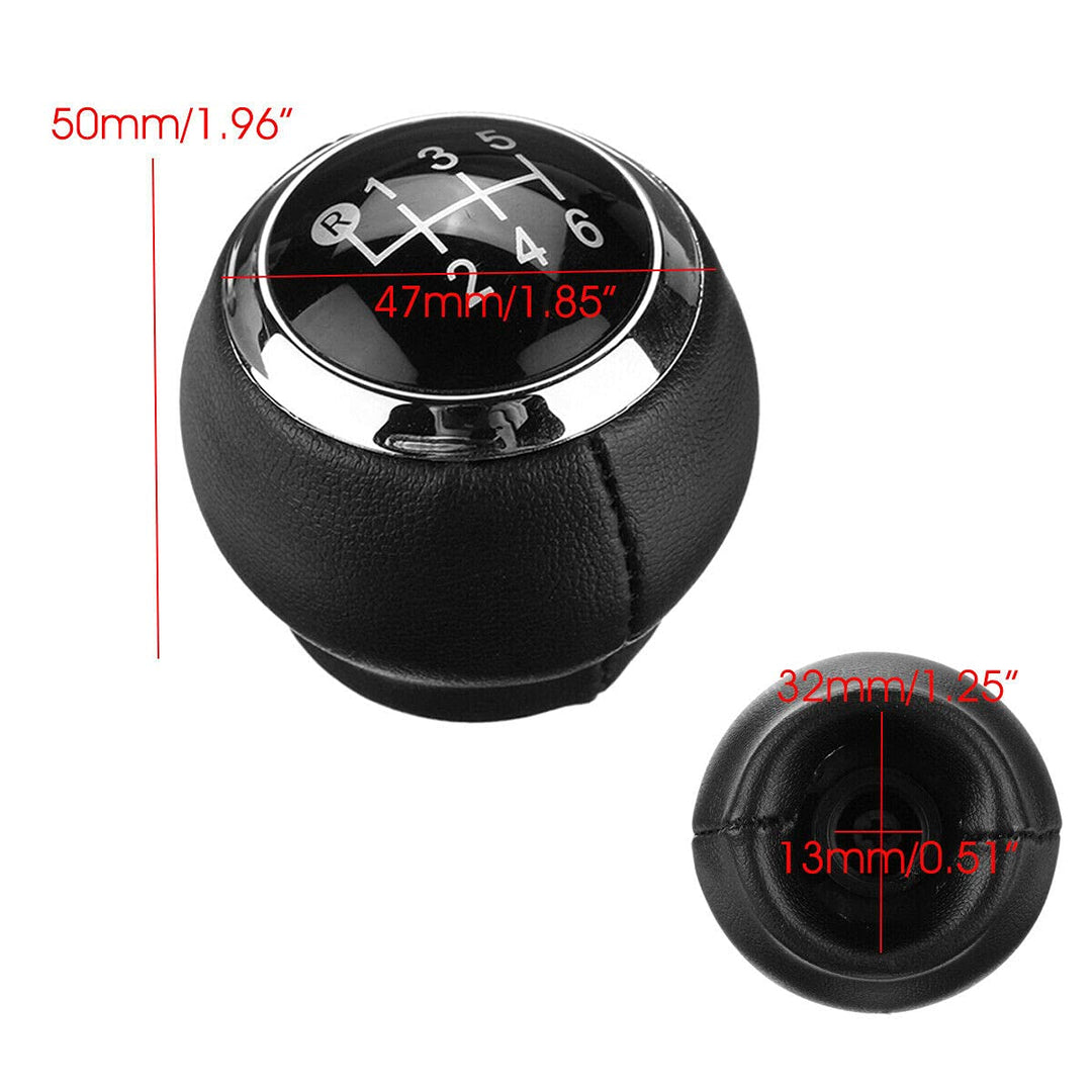 Pomello Leva Cambio Completo Compatibile con Corolla Verso Auris Yaris RAV4 2007-2013 6 Marce Ricambio Impugnatura Lente