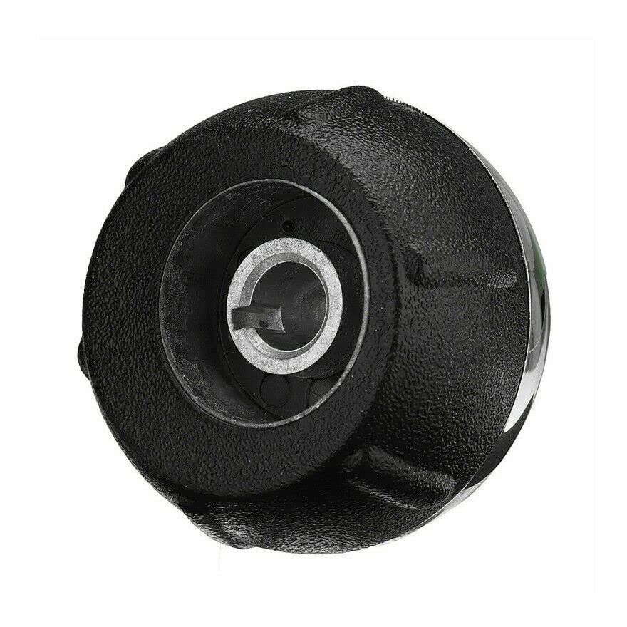 Cuffia Leva Cambio Manuale + Pomello + Ghiera Cromata Interna e Esterna Telaio Compatibile con Fiat 500 2007> Cuciture Nere 5 Marce Set Completo Ricambio Auto (Cuffia + pomello Carbonio)