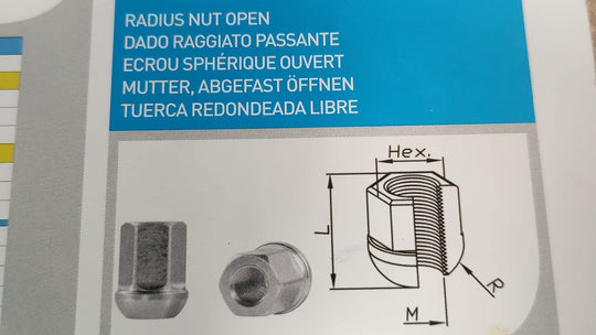 20 Bulloni Dadi Ruota compatibili con Honda Jazz Civic HR-V CR-V FR-V Accord fissaggio ruote Cerchi in Acciaio Lega Ferro Made in Italy M12x1,5 - immagine 3