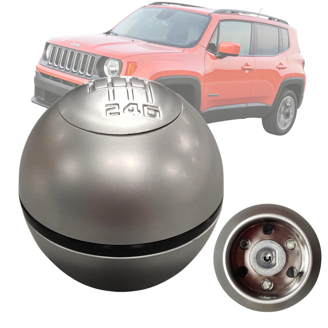 Pomello Cambio Completo Compatibile con Jeep Renegade dal 2014 6 Marce Ricambio Impugnatura Lente Qualità come Originale