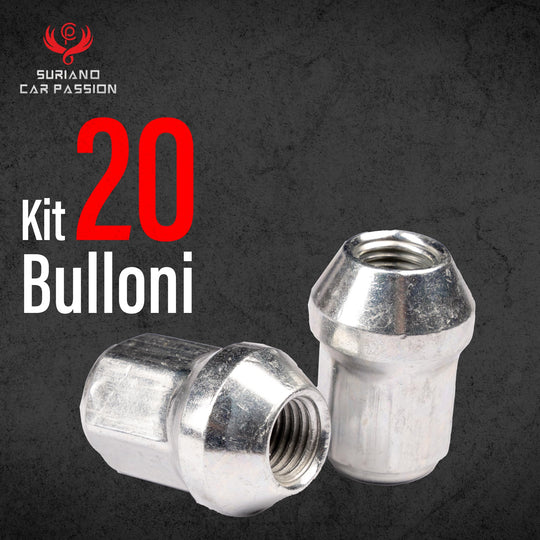 Kit 20 bulloni ruota per FORD VARI MODELLI cerchi in acciaio e in lega Farad - immagine 2