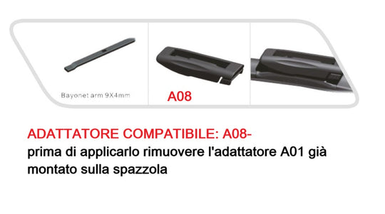Spazzole tergicristallo DACIA DUSTER II 2018-2023 55 48 cm anteriori