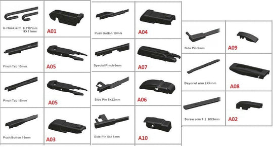 Spazzole tergicristallo per AUDI A1 3 Porte 60 50cm anteriori