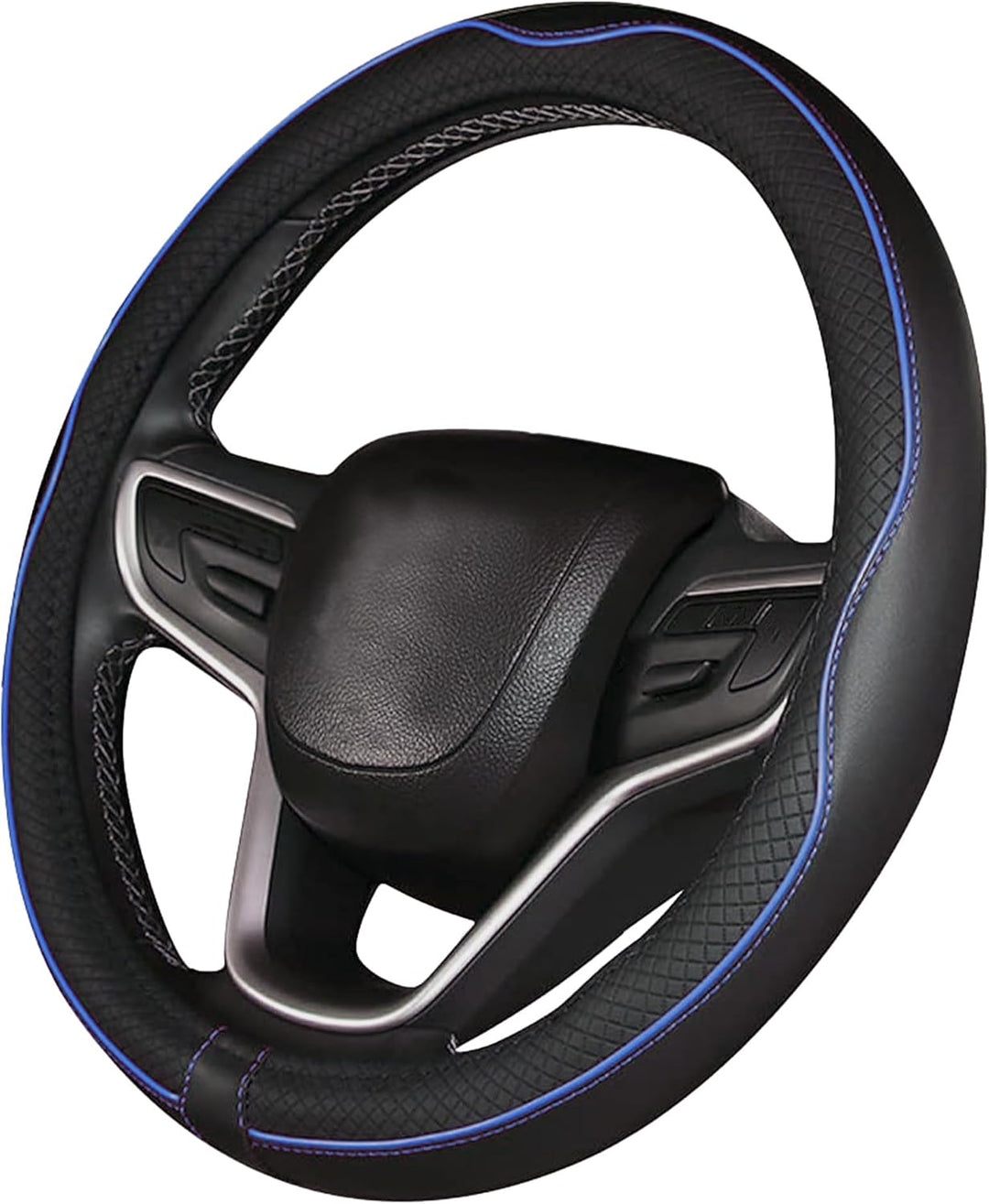 Coprivolante Per Auto Copristerzo Rotondo in Pelle Microfibra Sportivo 6 colori