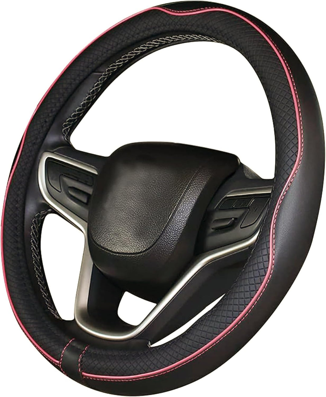 Coprivolante Per Auto Copristerzo Rotondo in Pelle Microfibra Sportivo 6 colori
