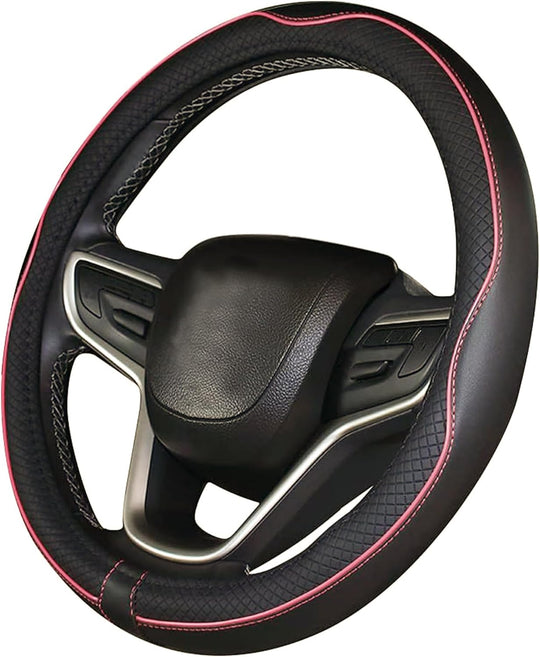 Coprivolante Per Auto Copristerzo Rotondo in Pelle Microfibra Sportivo 6 colori