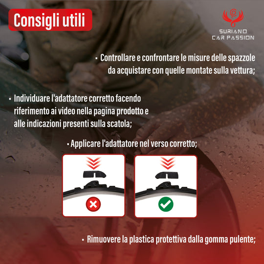 Spazzole tergicristallo HONDA CIVIC 2006-2012 70 55 cm anteriori