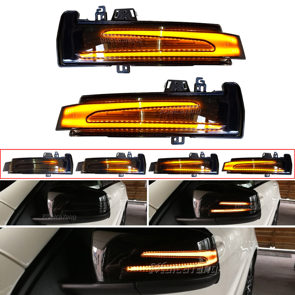 Frecce laterali LED progressive Mercedes Classe A B C E GLA GLK