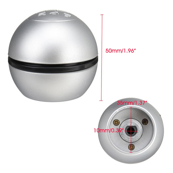 Pomello Cambio Completo Compatibile con Alfa Romeo Giulietta Satinato 6 Marce Impugnatura