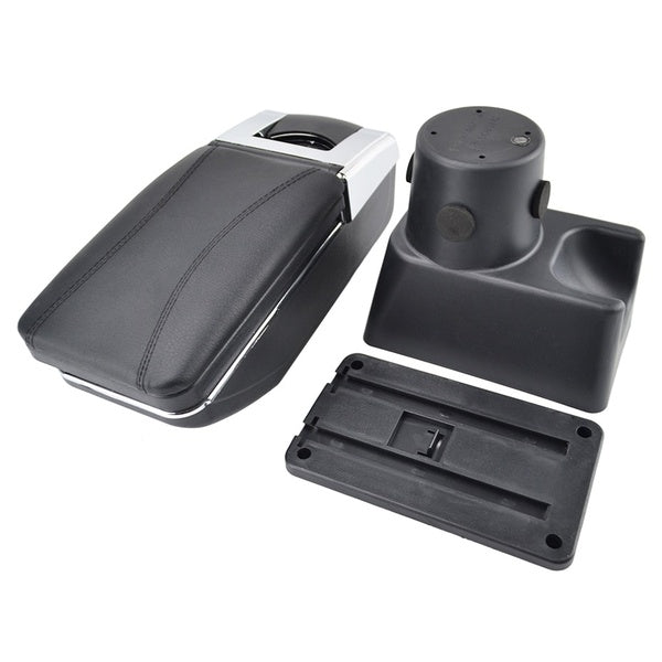 Bracciolo DACIA DUSTER 2010-2017 in ecopelle nero - [accessori auto]