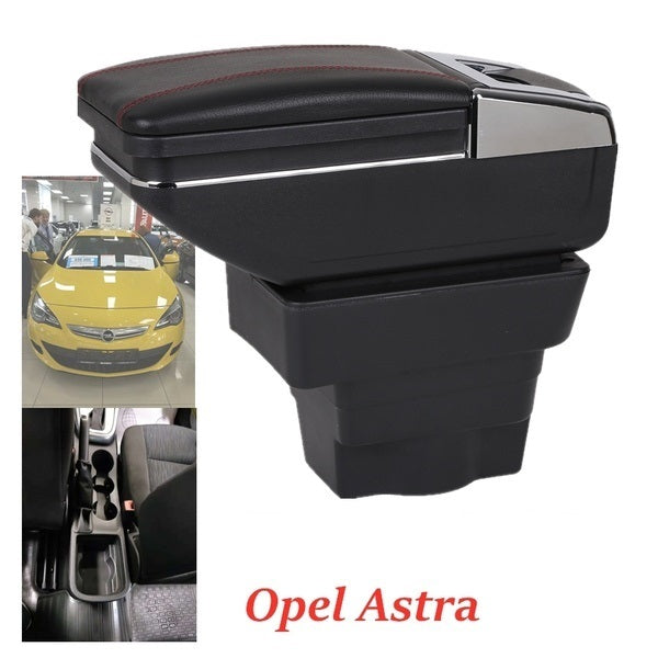 Bracciolo OPEL ASTRA J in ecopelle nero