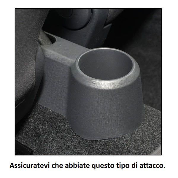 Bracciolo VOLKSWAGEN UP in ecopelle nero
