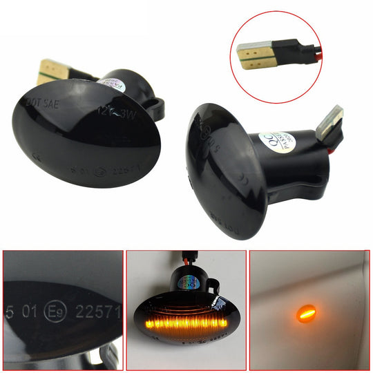 Frecce laterali LED progressive Fiat 500 e 500L