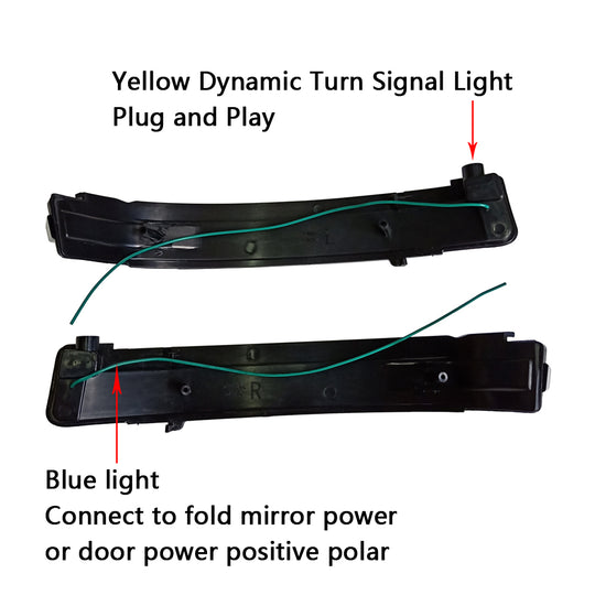 Frecce laterali LED progressive Nissan Juke Qashqai X-Trail