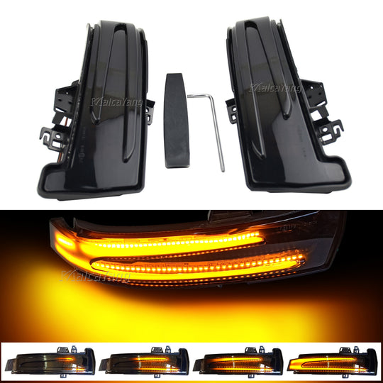 Frecce laterali LED progressive Mercedes Classe A B C E GLA GLK