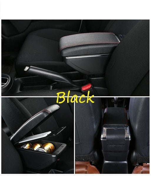 Bracciolo DACIA DUSTER 2010-2017 in ecopelle nero - [accessori auto]