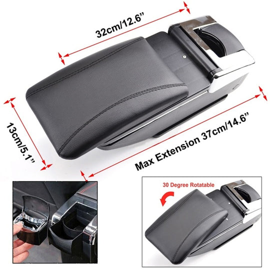 Bracciolo SMART FORTWO in ecopelle nero