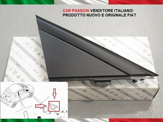 Modanatura Mostrina Specchietto Fiat 500 Abarth Sinistra Destra