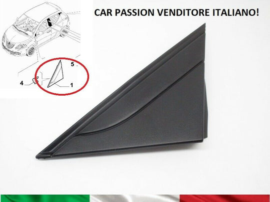 Coppia Modanature Mostrina Specchietto Lancia Ypsilon Sinistra Destra