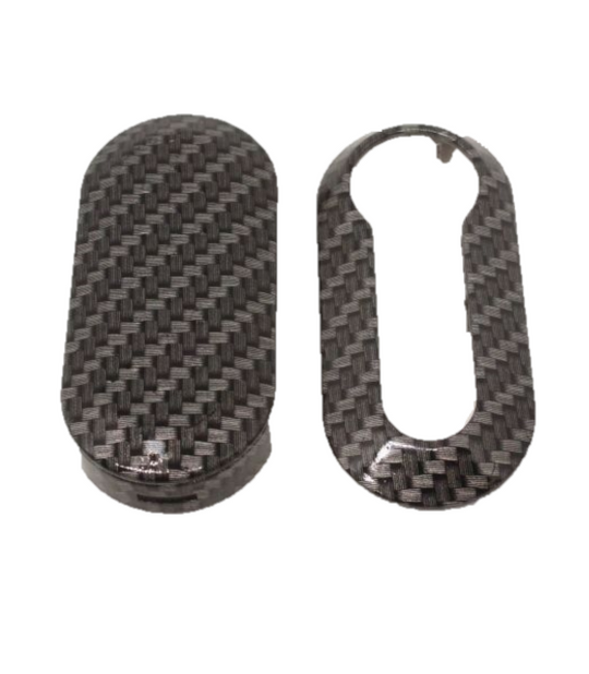 Cover chiave carbon look  Fiat Lancia Abarth in plastica - [accessori auto]